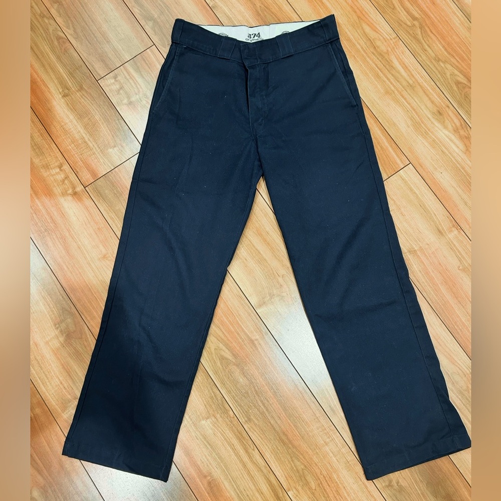 Dickies Black Chinos Classic Cotton Blend